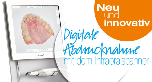 Digitale Abdrucknahme – mit 3Shape TRIOS Intraoralscanner. Jetzt in unserer Praxis!